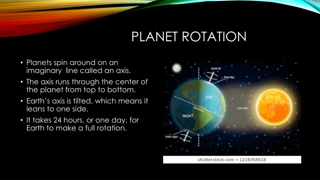 planet rotation