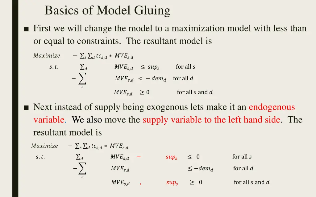 basics of model gluing 1