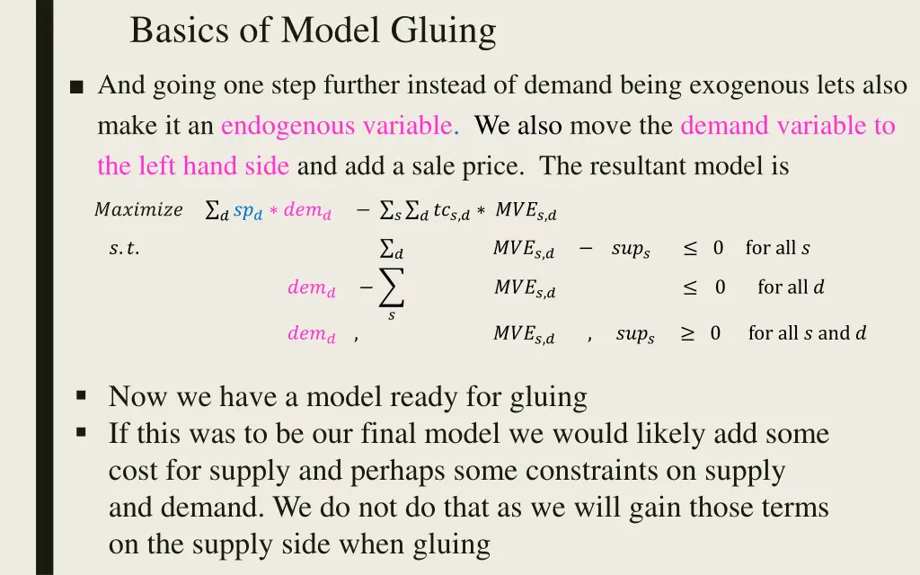 basics of model gluing 2