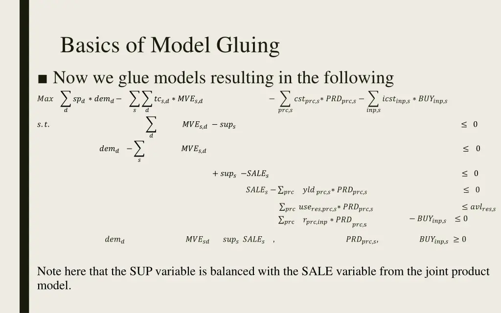 basics of model gluing 3