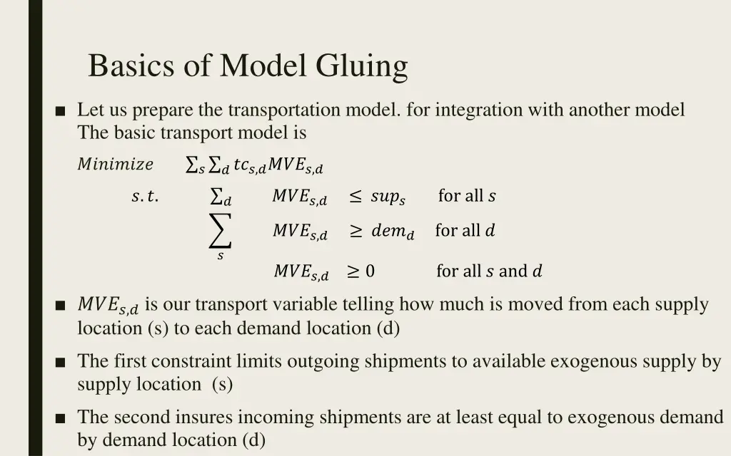 basics of model gluing