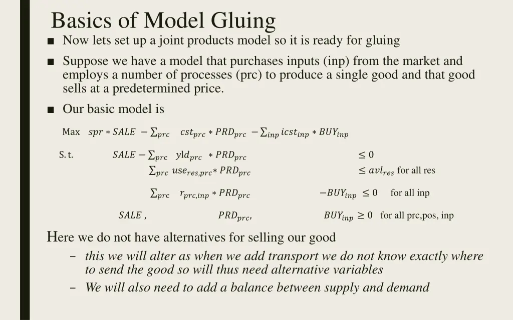 basics of model gluing now lets set up a joint