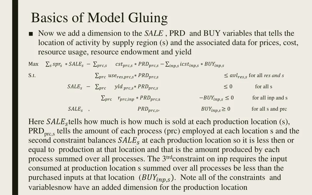 basics of model gluing now we add a dimension