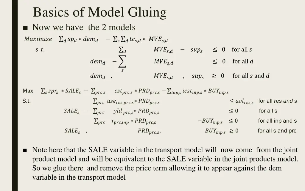 basics of model gluing now we have the 2 models