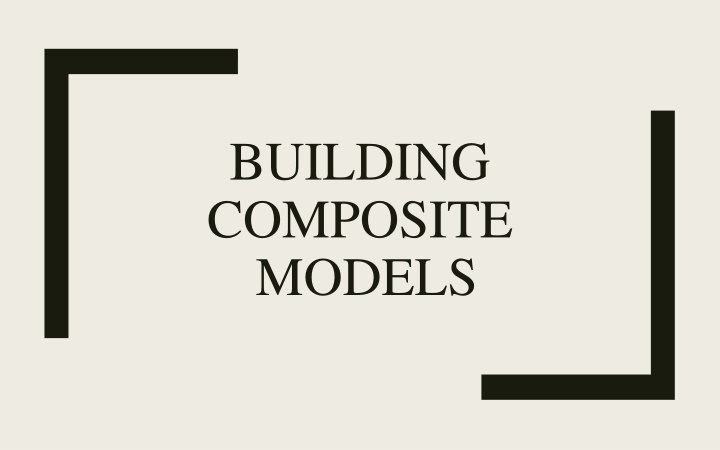 building composite models