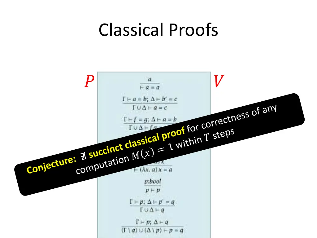 classical proofs 1