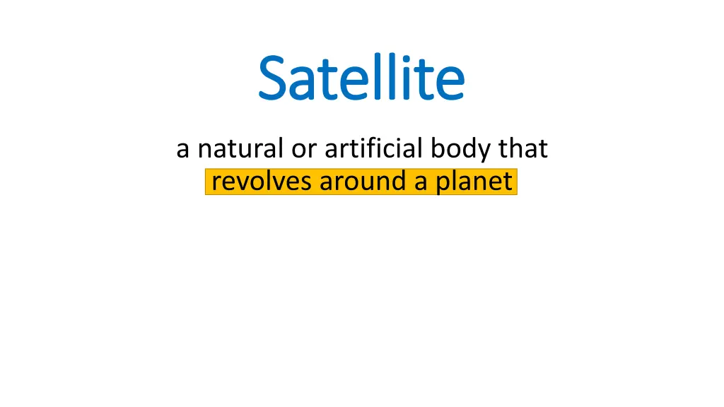 satellite satellite