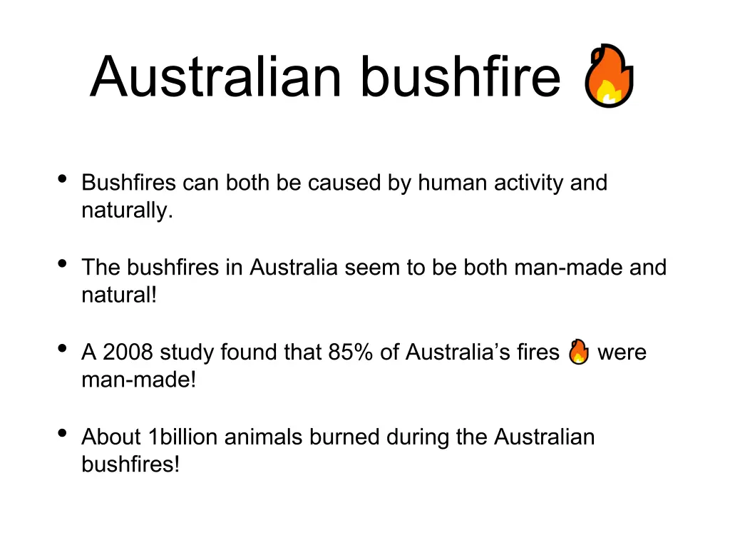 australian bushfire