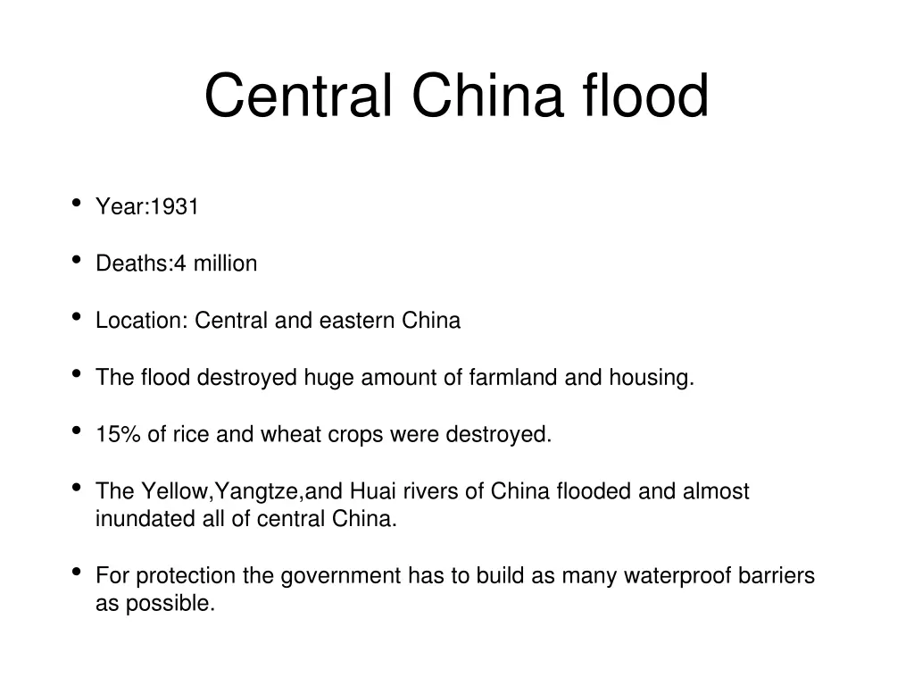 central china flood