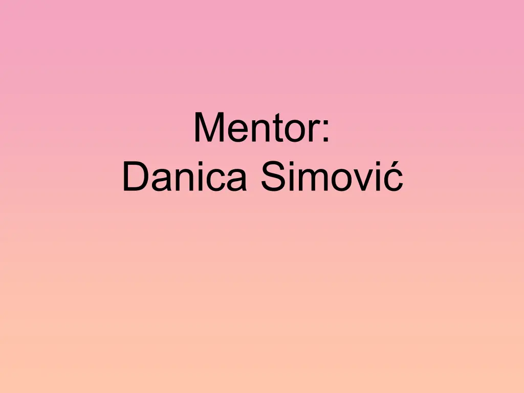 mentor