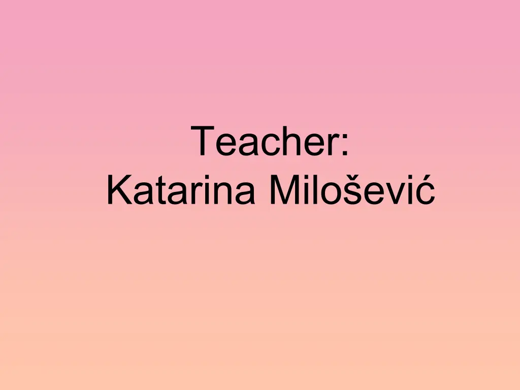 teacher