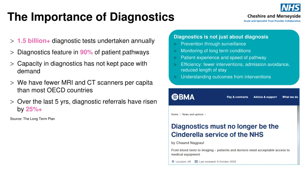 the importance of diagnostics