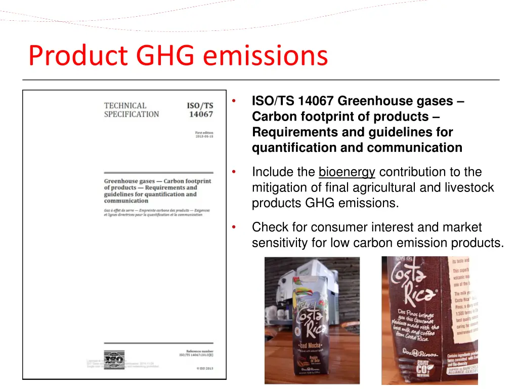 product ghg emissions