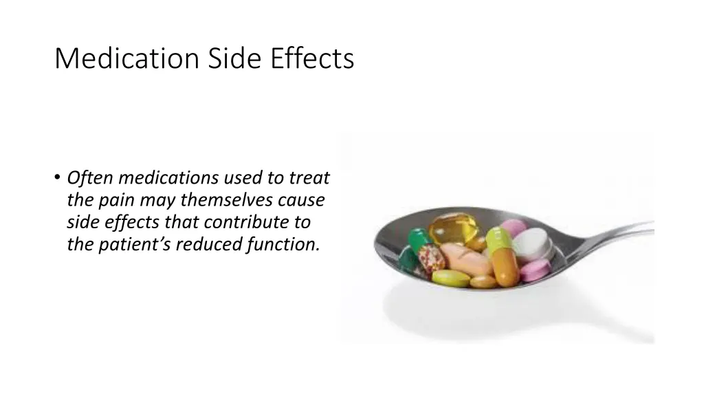 medication side effects