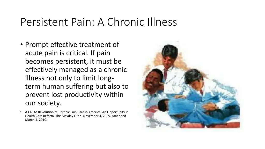 persistent pain a chronic illness 2