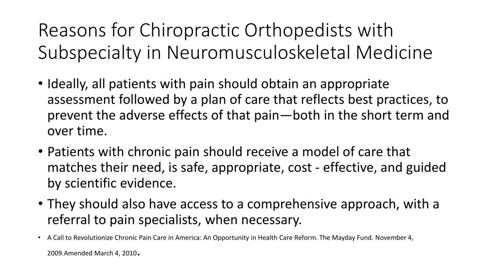 reasons for chiropractic orthopedists with 4