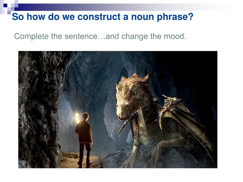 so how do we construct a noun phrase 4