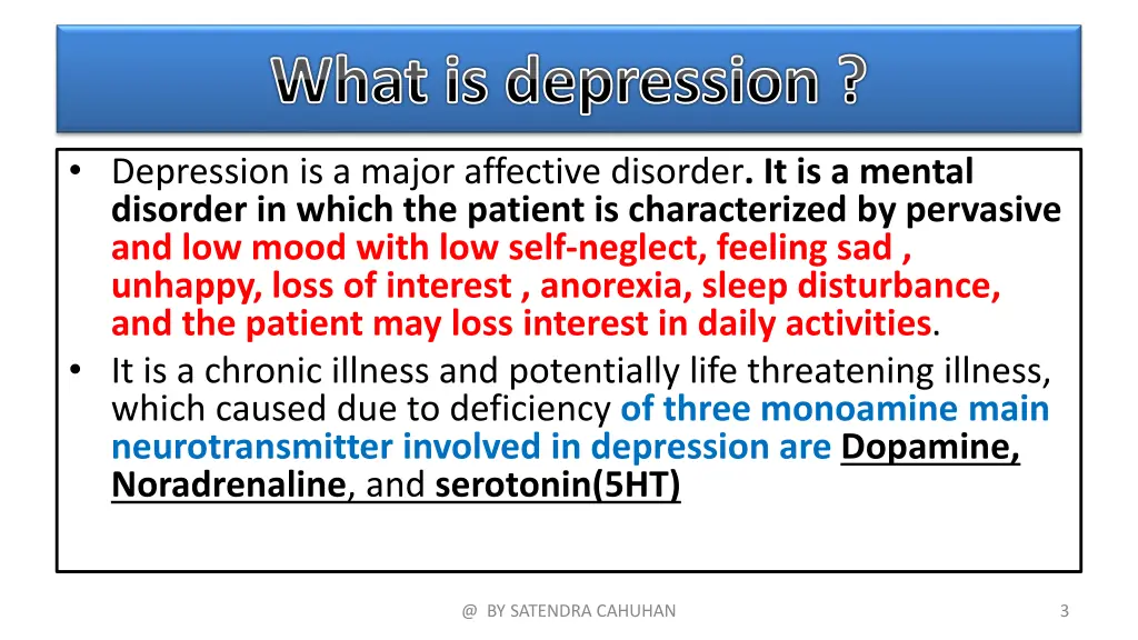 what is depression