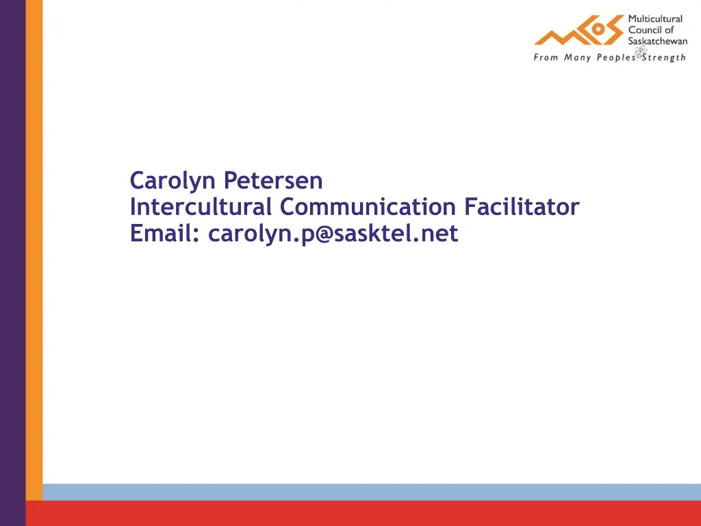 carolyn petersen intercultural communication