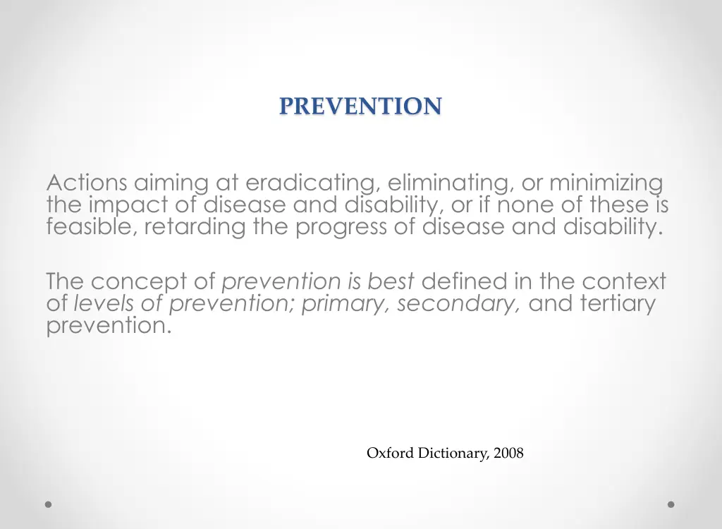 prevention 1