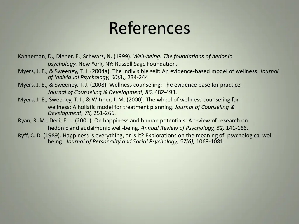 references 1