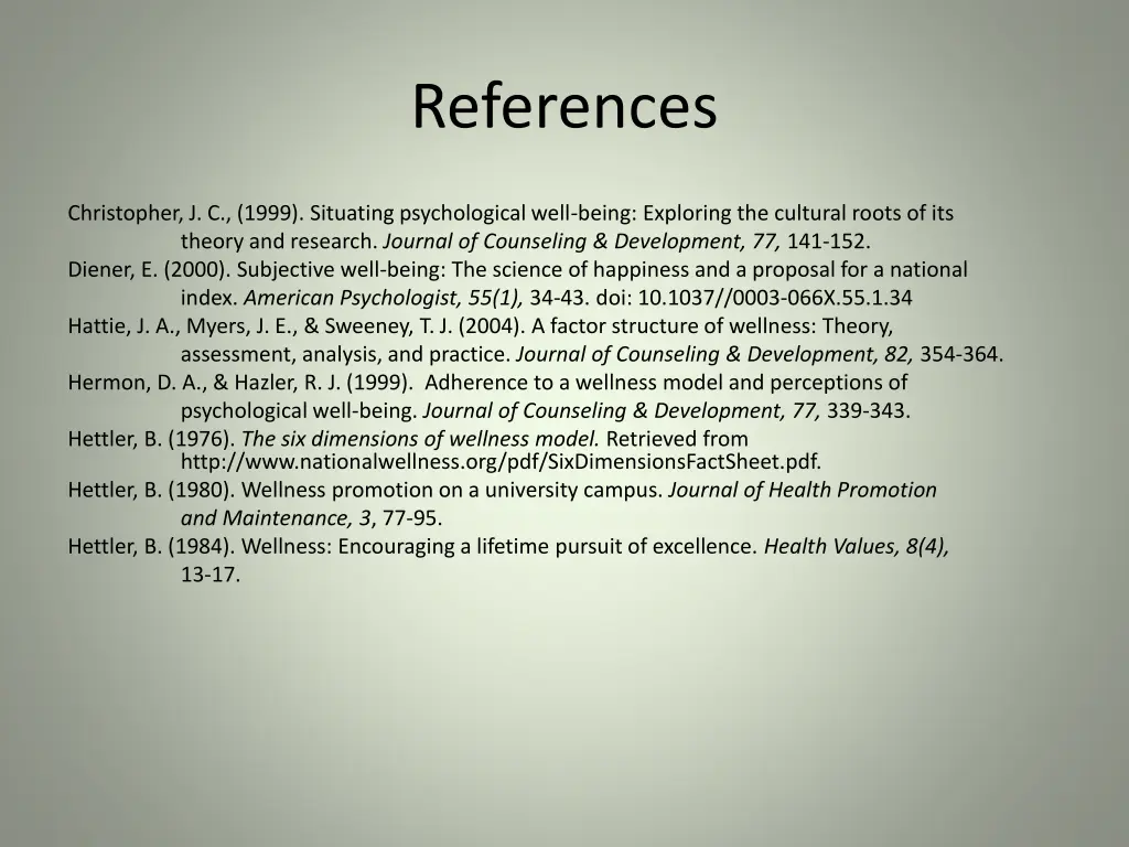 references