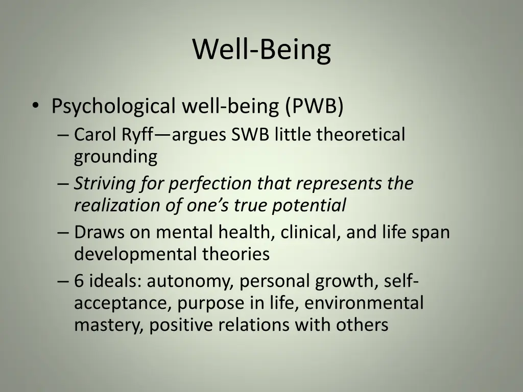 well being 3