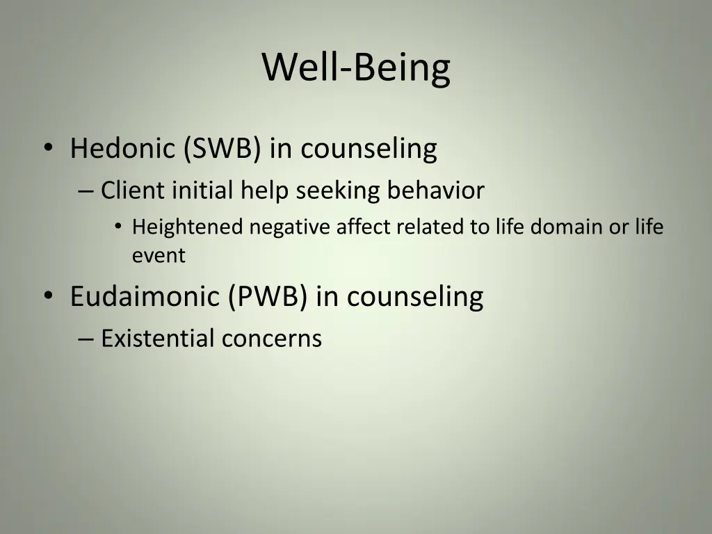 well being 4