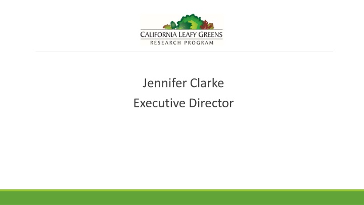 jennifer clarke executive director