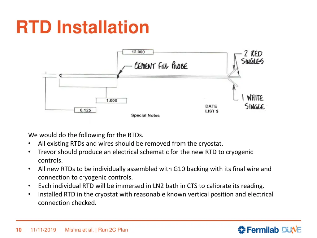 rtd installation