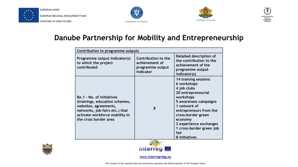 danube partnership for mobility 11