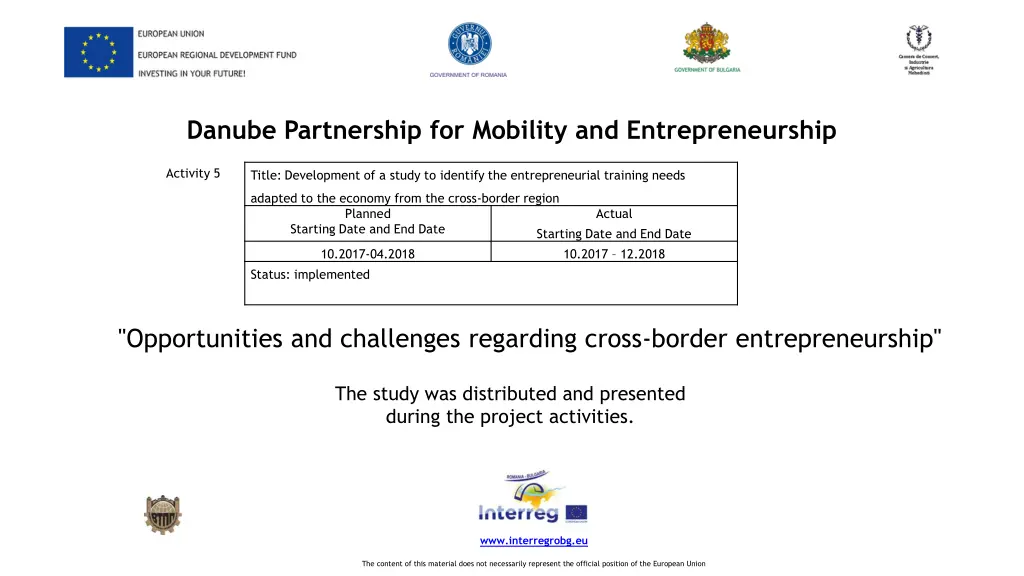 danube partnership for mobility 14