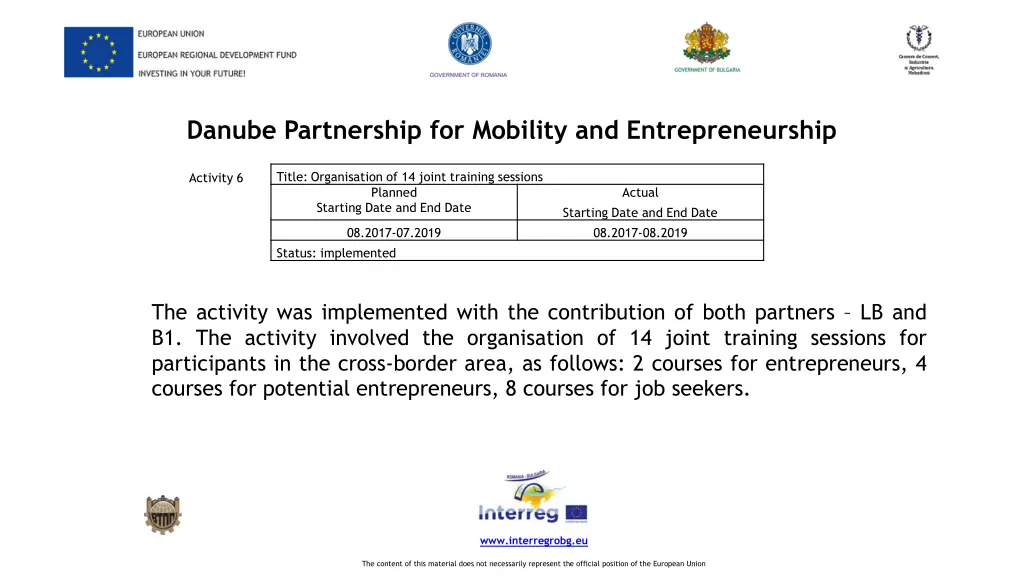 danube partnership for mobility 15