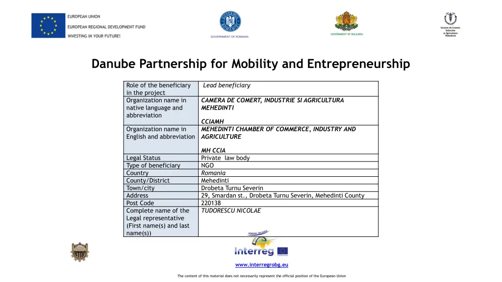 danube partnership for mobility 2