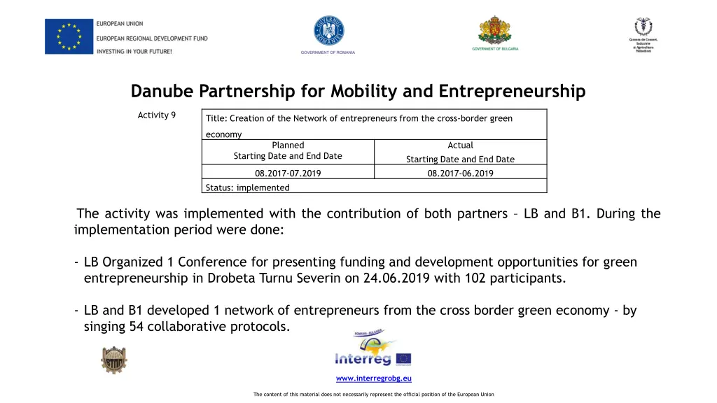 danube partnership for mobility 20