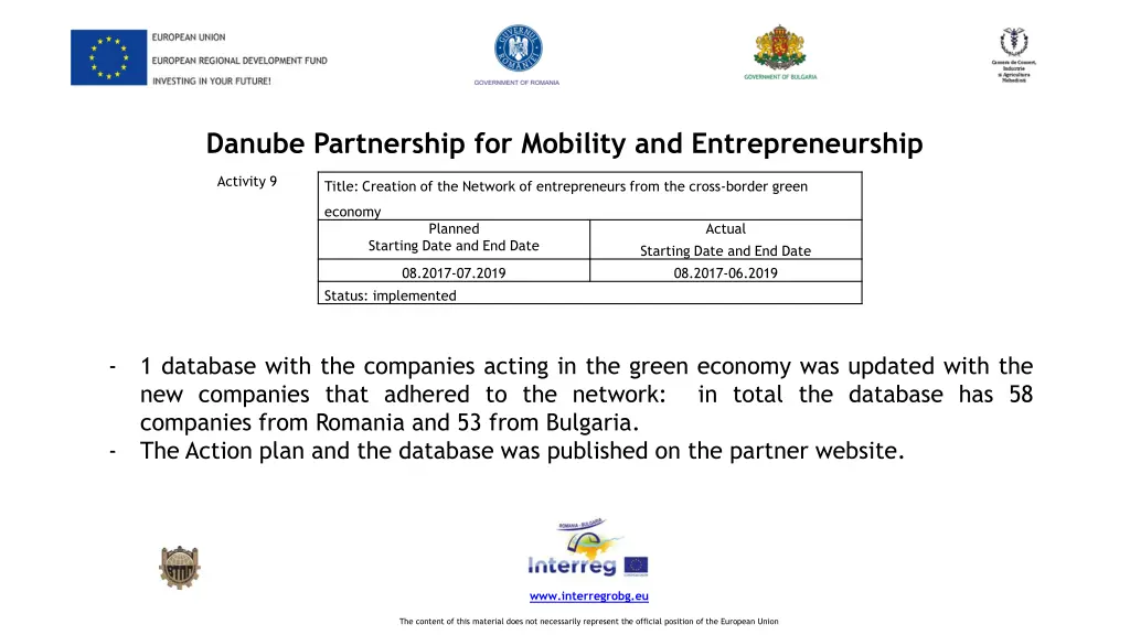 danube partnership for mobility 22