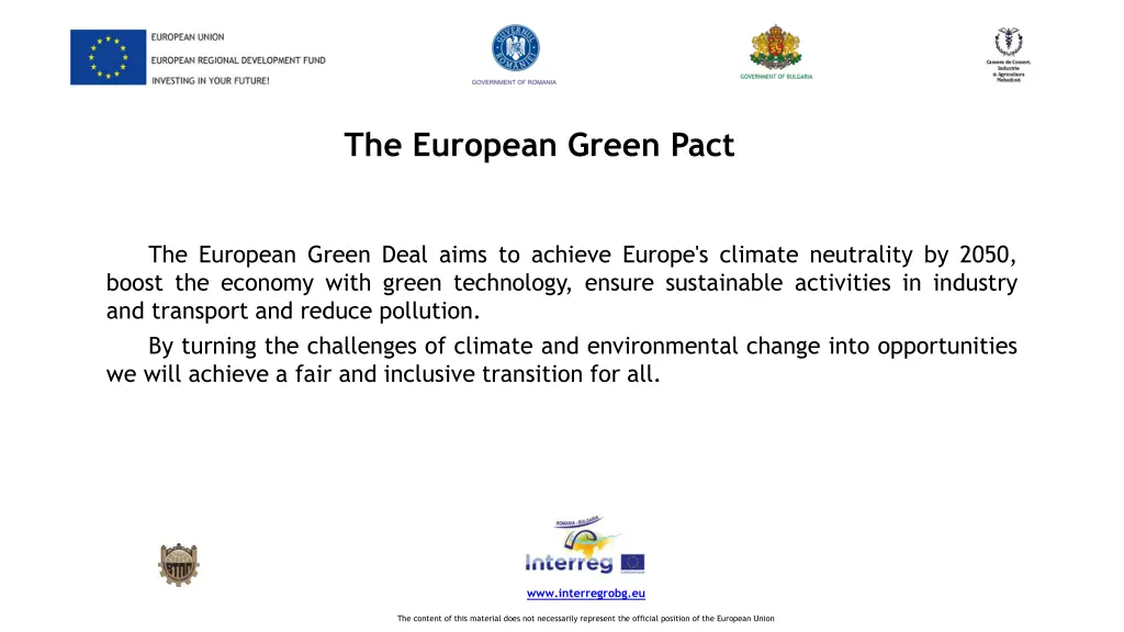 the european green pact 1