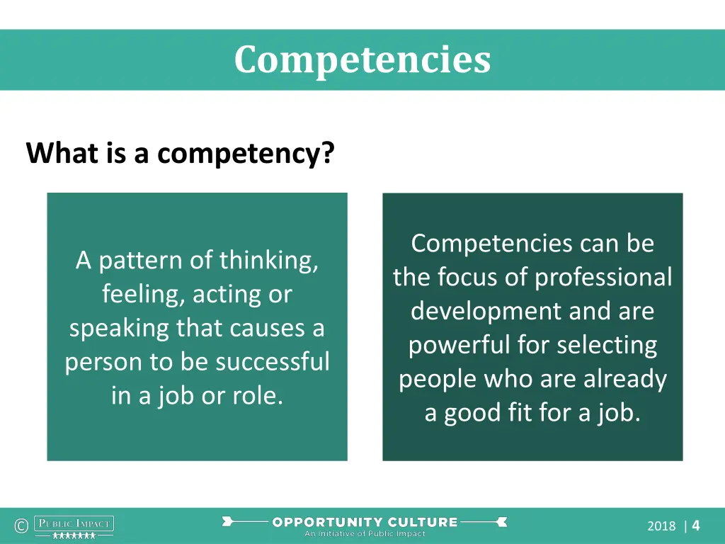 competencies