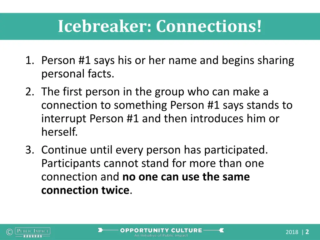 icebreaker connections