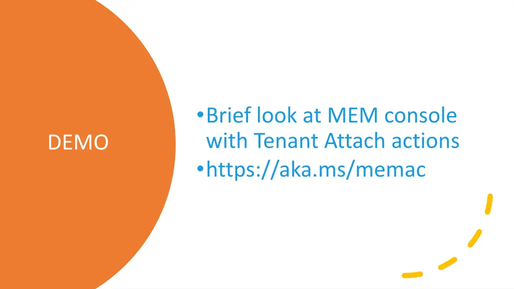 brief look at mem console with tenant attach