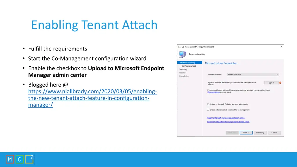 enabling tenant attach 2