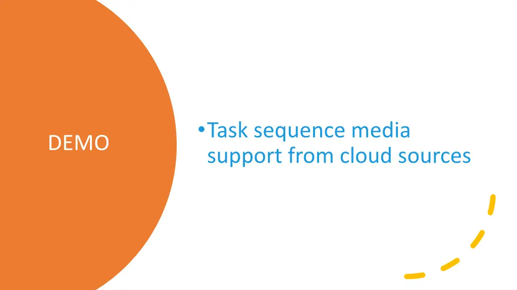 task sequence media support from cloud sources