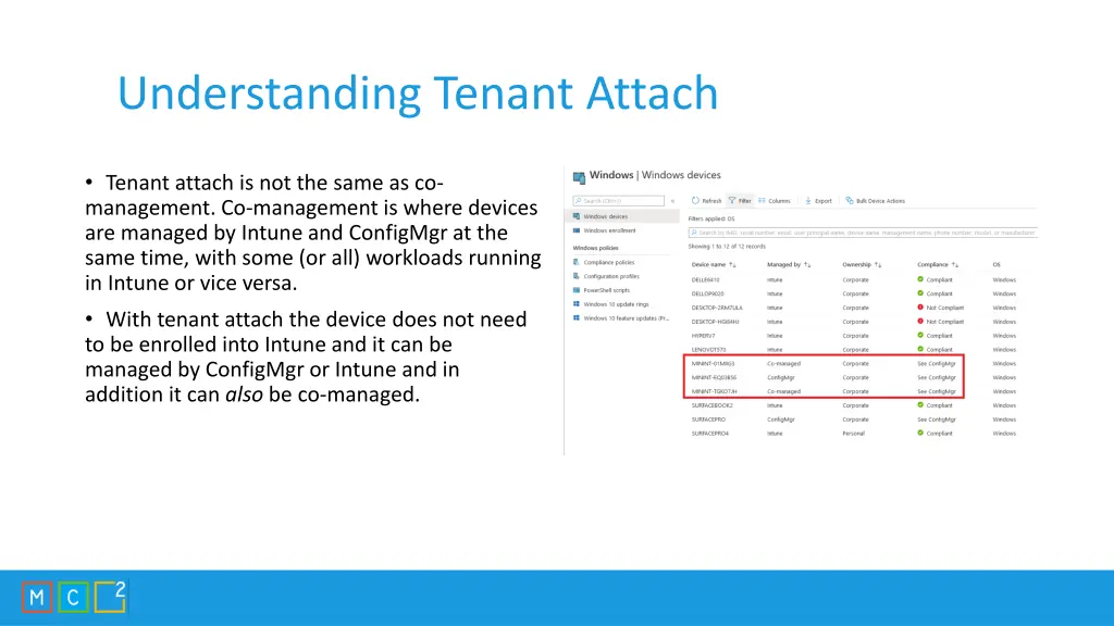 understanding tenant attach