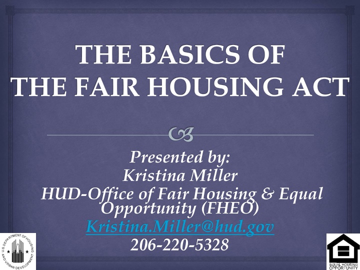 the basics of the fair housing act