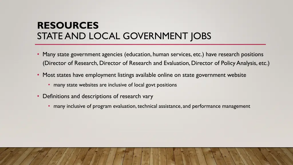 resources state and local government jobs