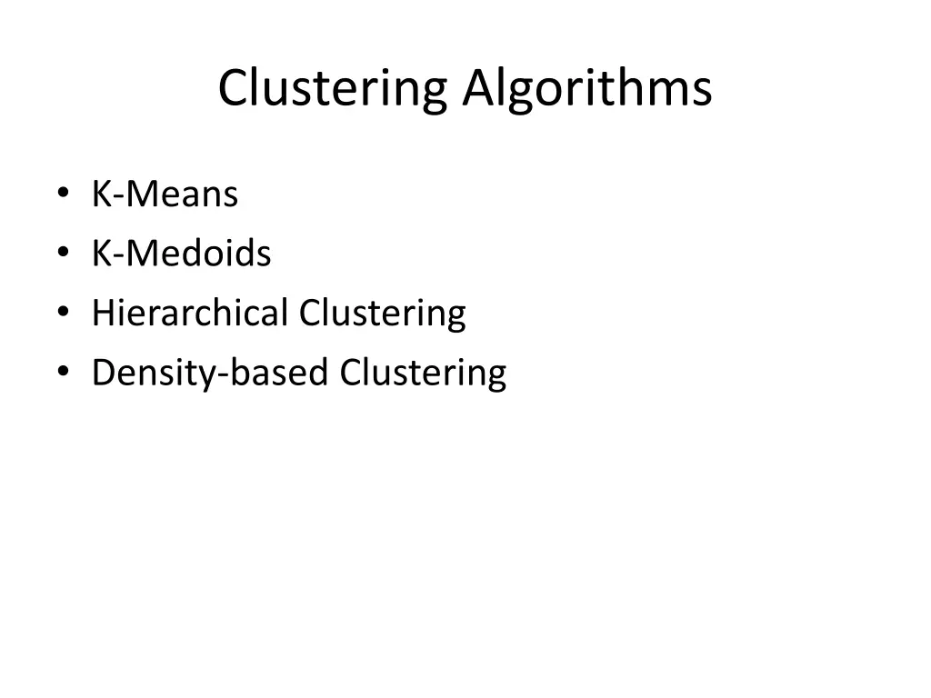 clustering algorithms 3