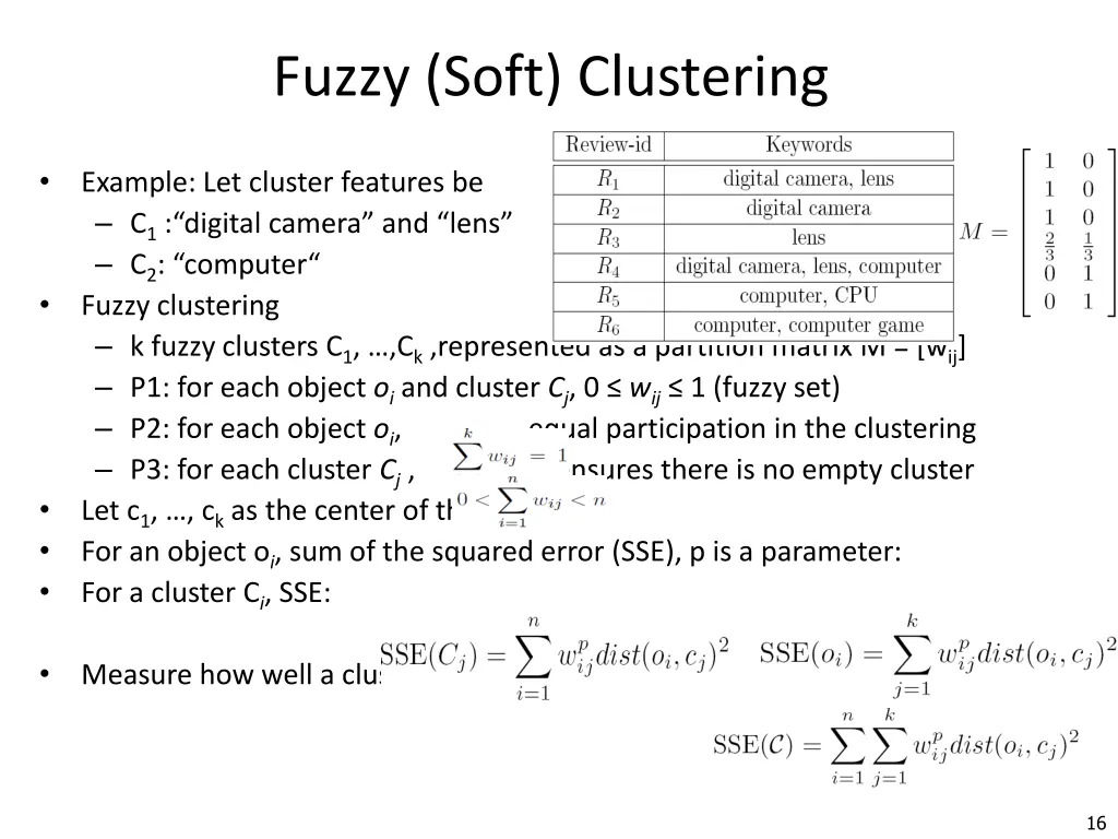 fuzzy soft clustering