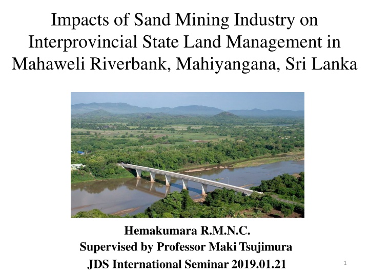 impacts of sand mining industry