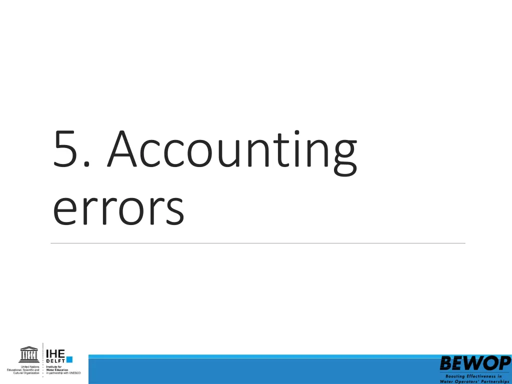 5 accounting errors