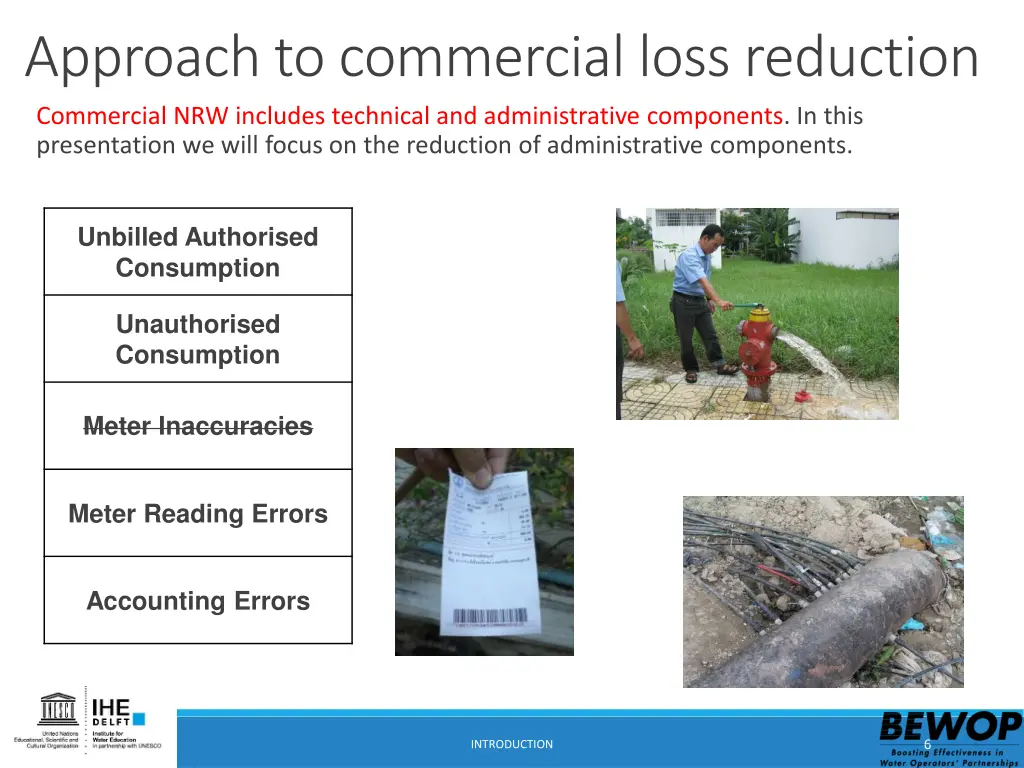 approach to commercial loss reduction commercial